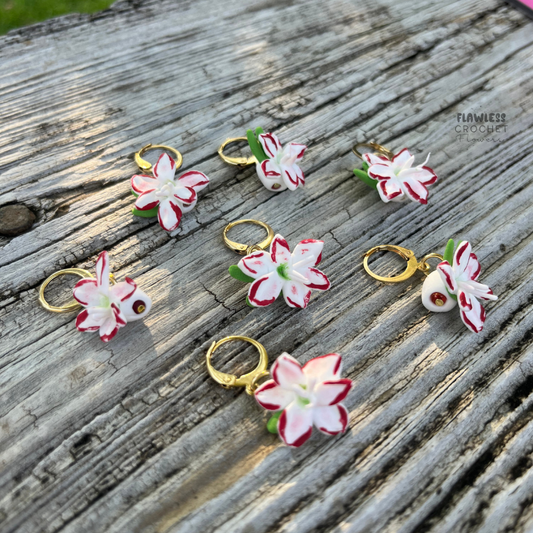 Picasso Amaryllis Stitch Marker