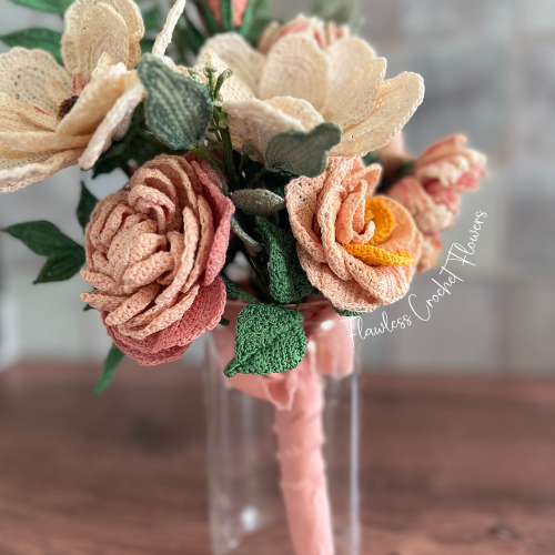 Custom Luxury Crochet Wedding Bouquet
