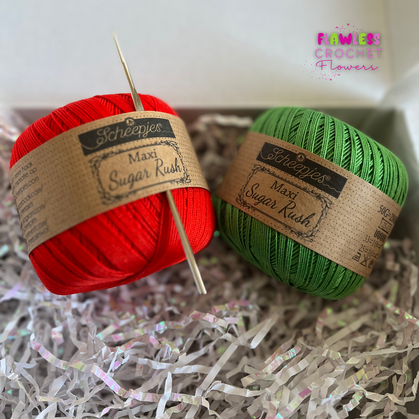 Crochet Rose Full Kit