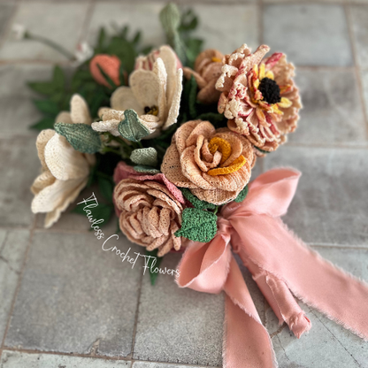 Custom Luxury Crochet Wedding Bouquet