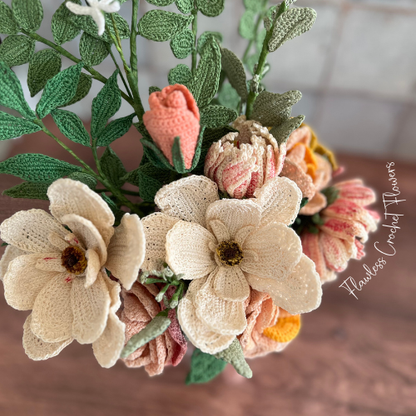 Custom Luxury Crochet Wedding Bouquet