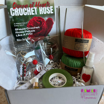 Crochet Rose Full Kit