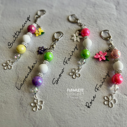Lily Garden Scissors Fob