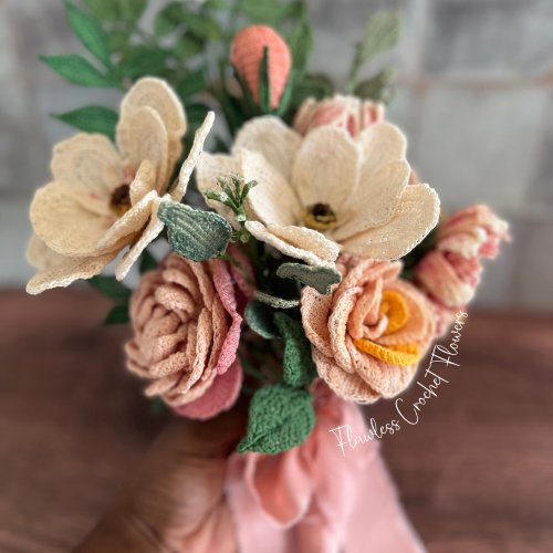 Custom Luxury Crochet Wedding Bouquet