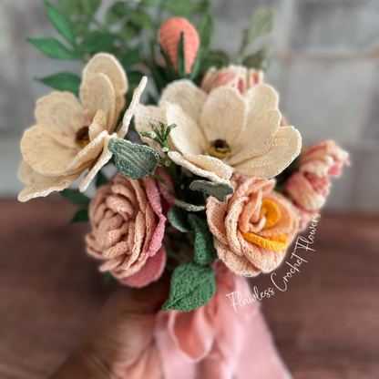 Custom Luxury Crochet Wedding Bouquet
