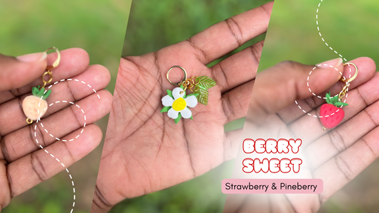 Sweet Strawberry Stitch Markers