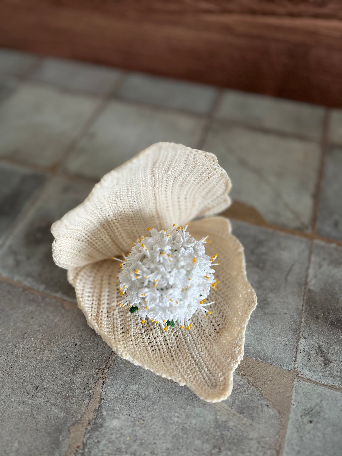 Crochet Oyster Pearl