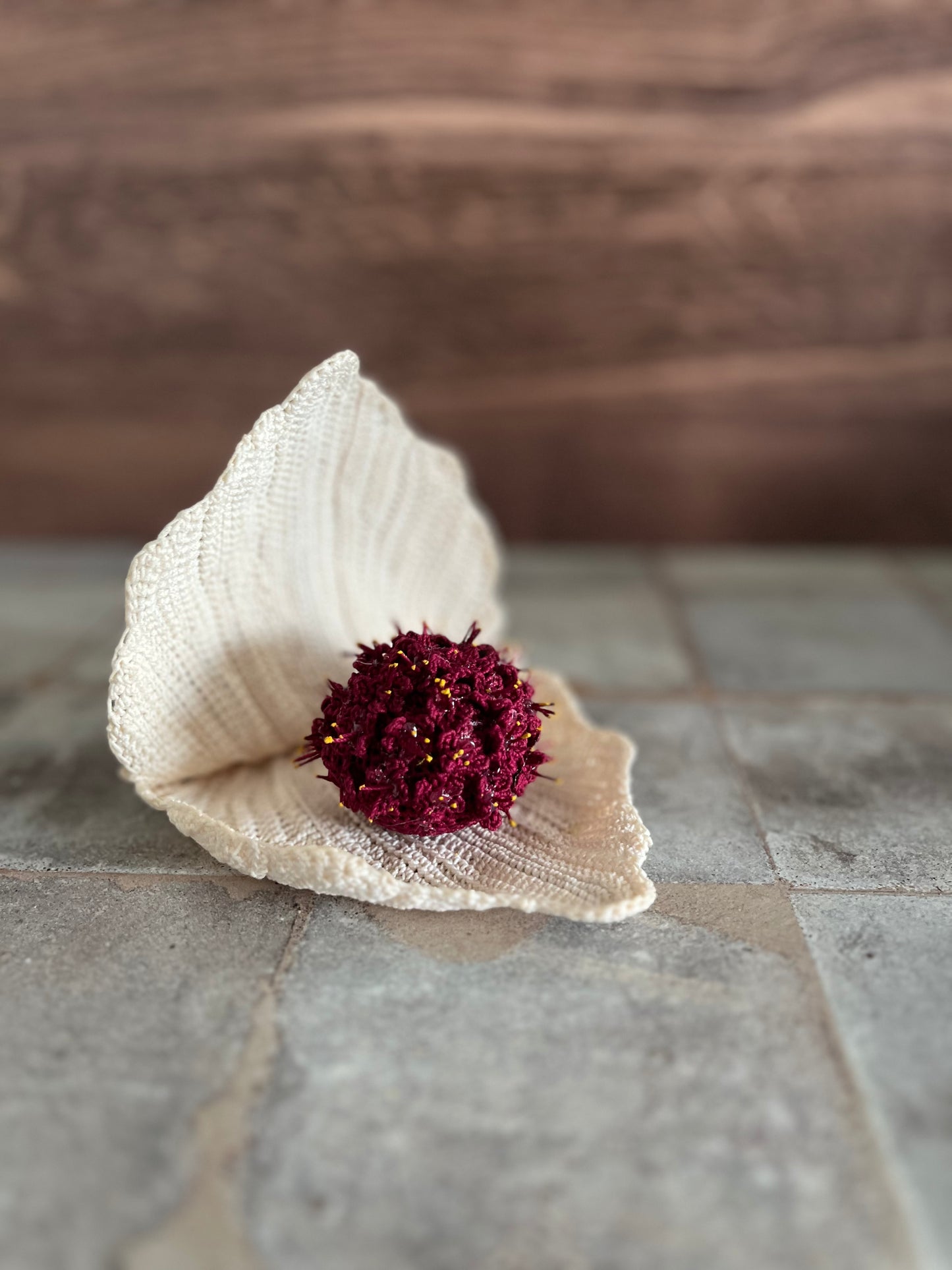 Crochet Oyster Pearl