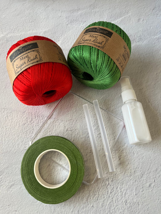 Crochet Rose Refill Kit