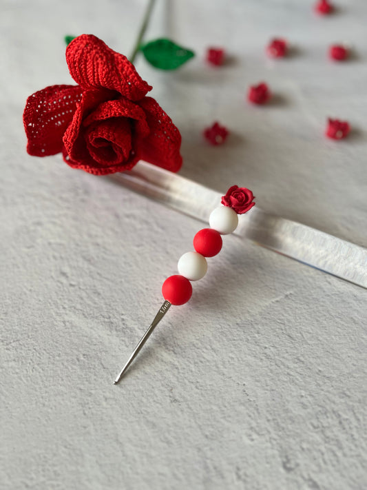 Rosette Topper Crochet Hook