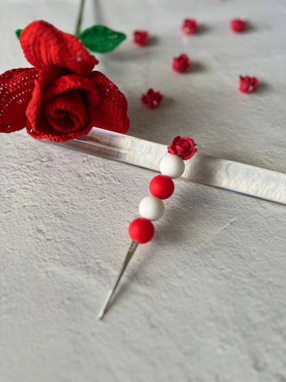 Rosette Topper Crochet Hook