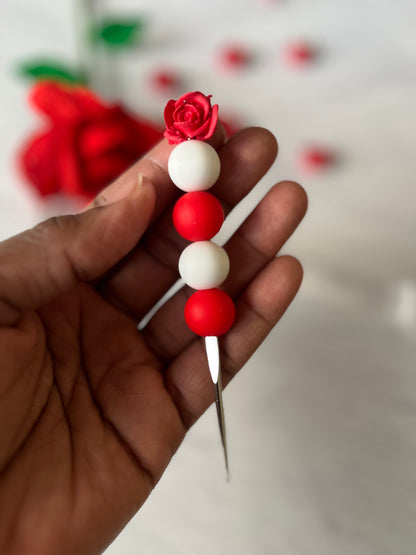 Rosette Topper Crochet Hook