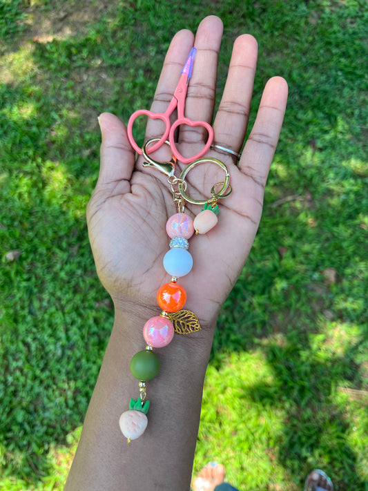 Pineberry Key-per Scissors Fob