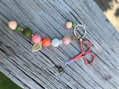 Pineberry Key-per Scissors Fob