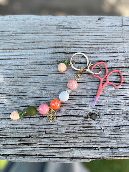 Pineberry Key-per Scissors Fob