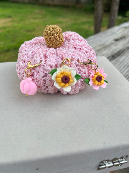 Zinnia Stitch Markers
