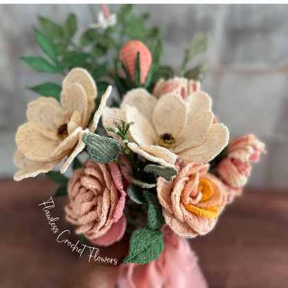 Custom Luxury Crochet Wedding Bouquet