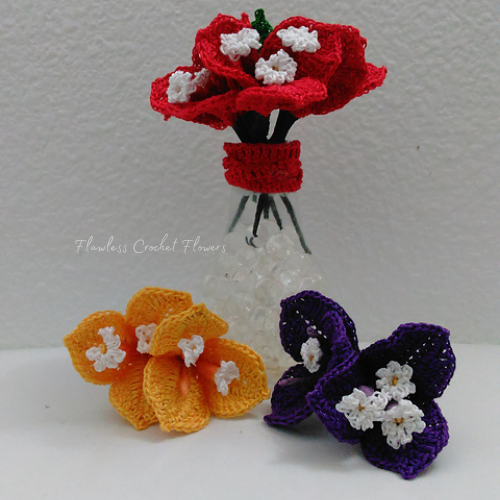 Crochet Bougainvillea