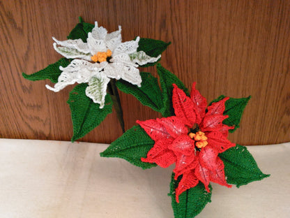 Crochet Poinsettia Pattern