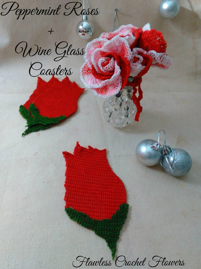 Crochet Peppermint Rose