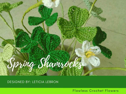 Crochet Spring Shamrocks