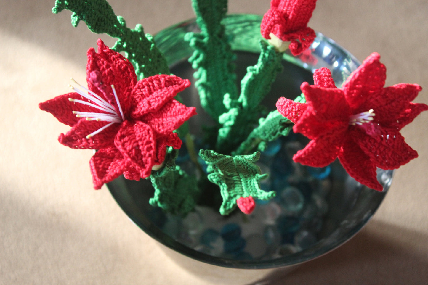 Crochet Christmas Cactus