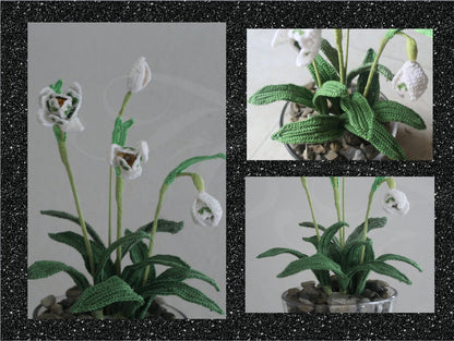 Crochet Snowdrops