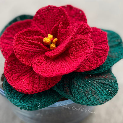Christmas Mouse Poinsettia