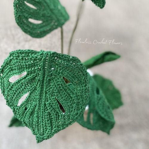 Crochet Swiss Cheese Monstera