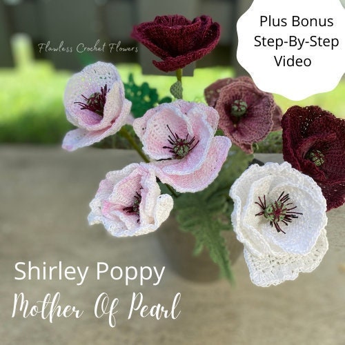 Shirley Poppy Mother Of Pearl